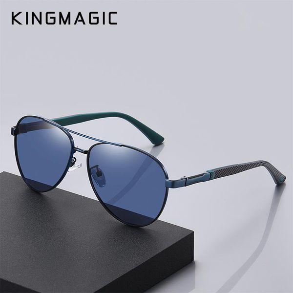 sunglasses kingmagic polarized men women driving mirror sun glasses metal frame goggles uv400 anti-glare spring hinge, White;black
sunglasses kingmagic polarized men women driving mirror sun glasses metal frame goggles uv400 anti-glare spring hinge, White;black