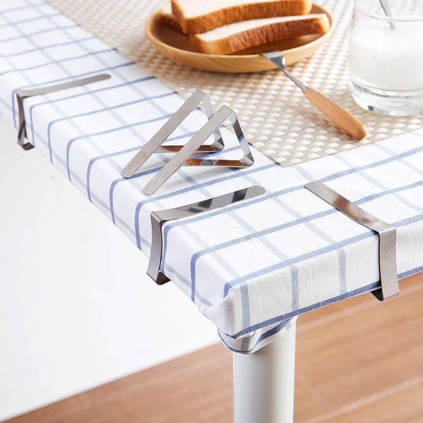 party decoration 4pcs/l wedding clip tablecloth fixed holder stainless steel tools cover clips table clamps rack
party decoration 4pcs/l wedding clip tablecloth fixed holder stainless steel tools cover clips table clamps rack