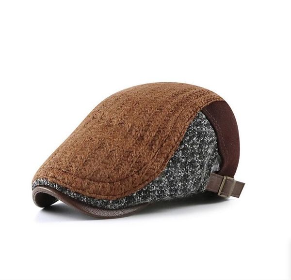 berets forward hat middle-aged and elderly casual caps men's wool stitching fashion british beret, Blue;gray
berets forward hat middle-aged and elderly casual caps men's wool stitching fashion british beret, Blue;gray