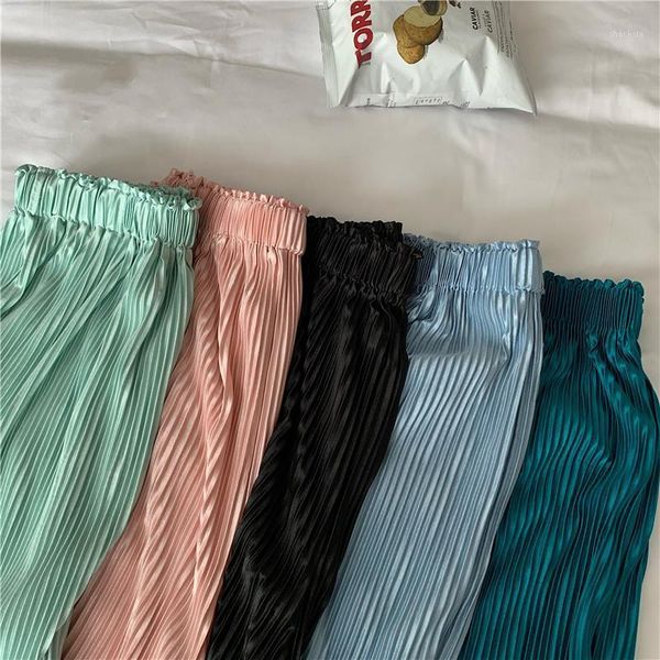 pleated women shorts summer casual korean fashion ladies girls blue green pink black women's, White;black
pleated women shorts summer casual korean fashion ladies girls blue green pink black women's, White;black