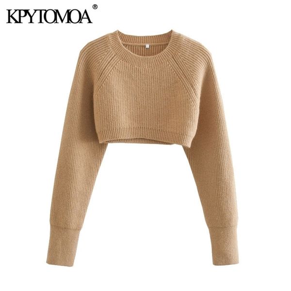 kpytomoa women fashion cropped knitted sweater vintage o neck long sleeve pullovers chic 211011, White;black
kpytomoa women fashion cropped knitted sweater vintage o neck long sleeve pullovers chic 211011, White;black