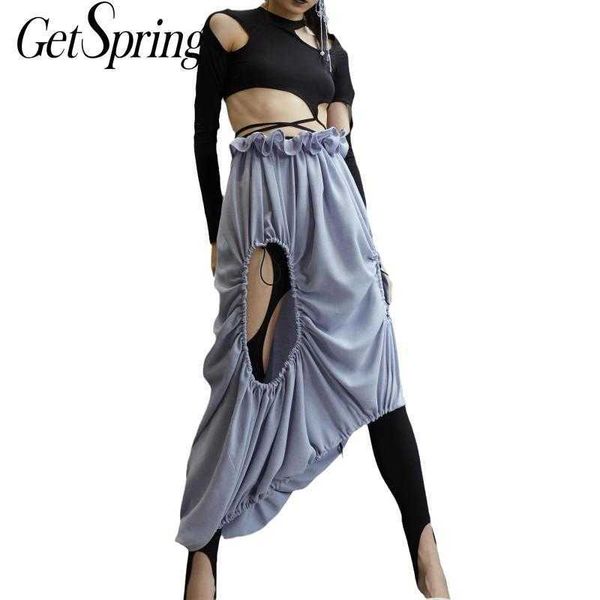 getspring women skirt hollow out irregular drawstring high waist skirts asymmetry all match long summer 210601, Black
getspring women skirt hollow out irregular drawstring high waist skirts asymmetry all match long summer 210601, Black