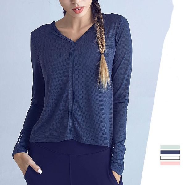 yoga outfits autumn solid color beauty back workout clothes sports running breathable long-sleeved t-shirt quick-drying, White;red
yoga outfits autumn solid color beauty back workout clothes sports running breathable long-sleeved t-shirt quick-drying, White;red