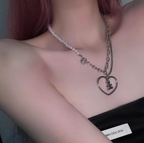 pendant necklaces heart locket necklace pearl choker pearls for women jewelry, Silver
pendant necklaces heart locket necklace pearl choker pearls for women jewelry, Silver