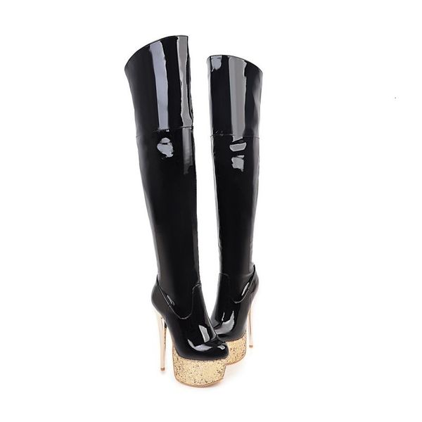 boots women nightclub high heel shoes red for over the knee pointed toe patent leather plus size1 jx9p, Black
boots women nightclub high heel shoes red for over the knee pointed toe patent leather plus size1 jx9p, Black