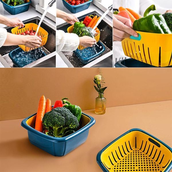 storage bottles & jars 3 in 1 kitchen colander strainer bowl set with lid household double-layer drain basket multifunction containers stock
storage bottles & jars 3 in 1 kitchen colander strainer bowl set with lid household double-layer drain basket multifunction containers stock