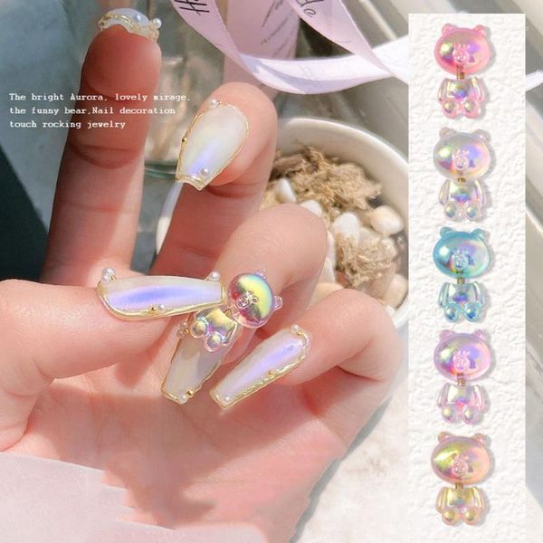 nail art accessories aurora smart bear three-dimensional cartoon decoration moveable finished diamond decorations1, Silver;gold
nail art accessories aurora smart bear three-dimensional cartoon decoration moveable finished diamond decorations1, Silver;gold