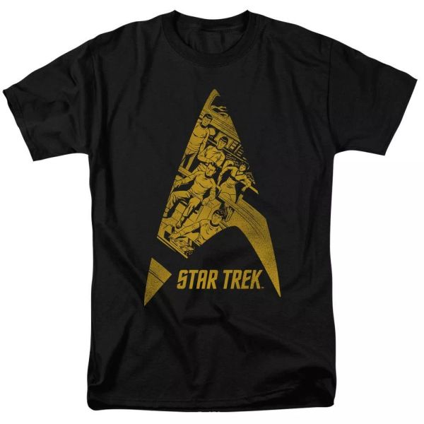 Star Trek Delta Crew TV Show T-Shirt Sizes S-3X NEW, White;black