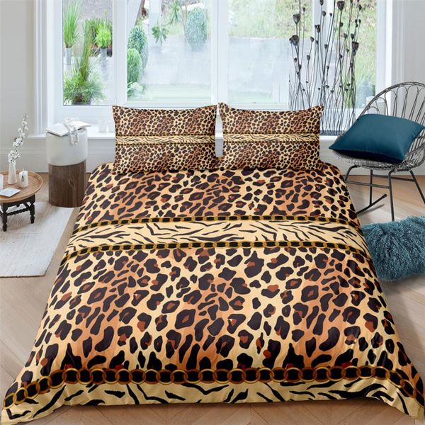 bedding sets leopard set king soft bedclothes twin bohemian print duvet cover with pillowcases 2/3pcs home textiles
bedding sets leopard set king soft bedclothes twin bohemian print duvet cover with pillowcases 2/3pcs home textiles