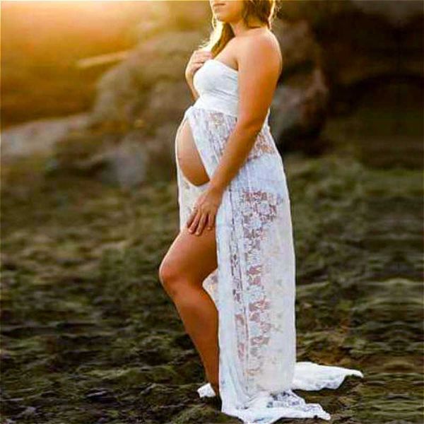 women pregnant maternity dress for pgraphy p shoot summer lace maxi dress pregnancy maternity clothes y0924, White
women pregnant maternity dress for pgraphy p shoot summer lace maxi dress pregnancy maternity clothes y0924, White