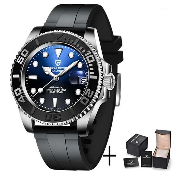 brand automatic mechanical men watch nh35a movement 100m waterproof sport sapphire wrist relogio masculino wristwatches, Slivery;brown
brand automatic mechanical men watch nh35a movement 100m waterproof sport sapphire wrist relogio masculino wristwatches, Slivery;brown