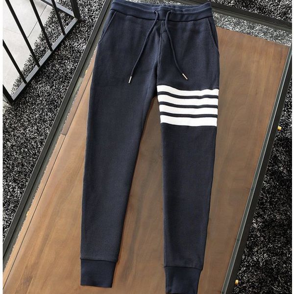 original standard version tb waffle guard pants men's autumn and winter new tom brown casual four bar, Black
original standard version tb waffle guard pants men's autumn and winter new tom brown casual four bar, Black