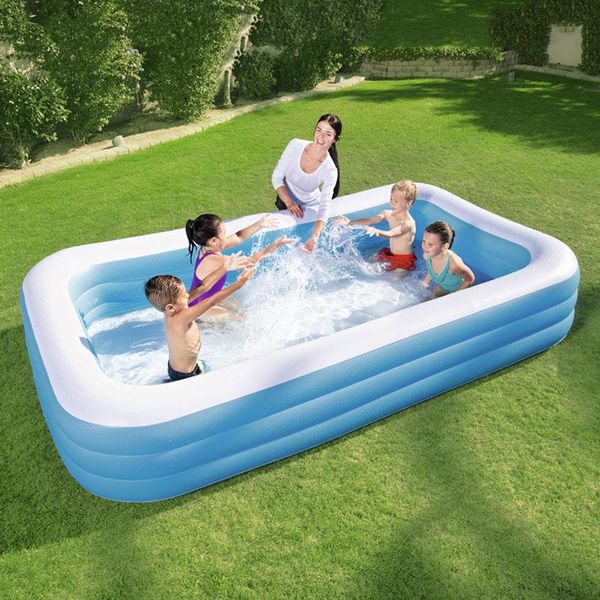 way 305*183*56cm increased family inflatable paddling pool children's marine ball infant sand with pump & accessories
way 305*183*56cm increased family inflatable paddling pool children's marine ball infant sand with pump & accessories