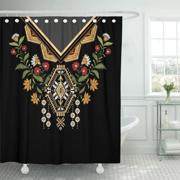 shower curtains collar blouses flowers neck and geometric paisley border curtain waterproof fabric 60 x 72 inches set with hooks
shower curtains collar blouses flowers neck and geometric paisley border curtain waterproof fabric 60 x 72 inches set with hooks