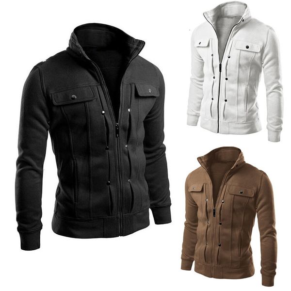 mens sweater slim fit fleece solid color sweater diagonal pocket men's coat men, Black
mens sweater slim fit fleece solid color sweater diagonal pocket men's coat men, Black