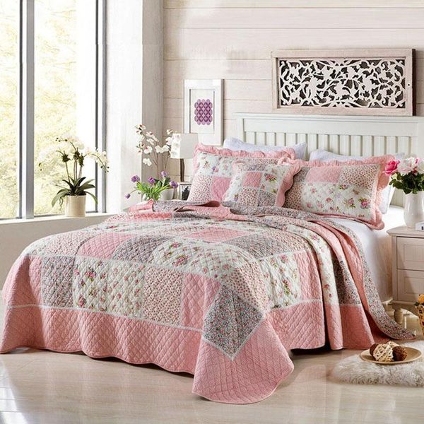 comforters & sets chausub bedspread on the bed cotton quilt 3pcs floral patchwork pillowcase queen size quilted coverlet summer blanket for
comforters & sets chausub bedspread on the bed cotton quilt 3pcs floral patchwork pillowcase queen size quilted coverlet summer blanket for