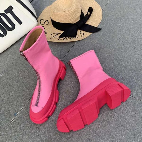 boots genuine leather women heels round toe zipper platform shoes black zapatos de mujer designer 2021
boots genuine leather women heels round toe zipper platform shoes black zapatos de mujer designer 2021