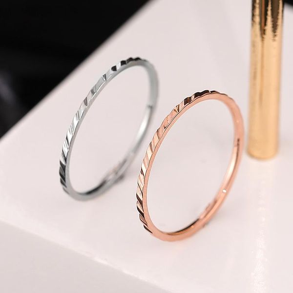 wedding rings trendy simple titanium steel ring women's fine 18k rose gold tail couples jewelry gift, Slivery;golden
wedding rings trendy simple titanium steel ring women's fine 18k rose gold tail couples jewelry gift, Slivery;golden