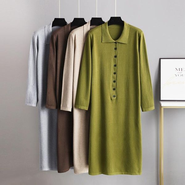 casual dresses singreiny fashion korean sweater dress women retro turndown-collar solid straight autumn winter warm knitted 2021, Black;gray
casual dresses singreiny fashion korean sweater dress women retro turndown-collar solid straight autumn winter warm knitted 2021, Black;gray