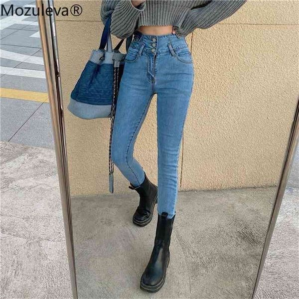 high waist ruffles pants single-breasted female pencil jeans women streetwear denim skinny trousers 210416, Blue
high waist ruffles pants single-breasted female pencil jeans women streetwear denim skinny trousers 210416, Blue