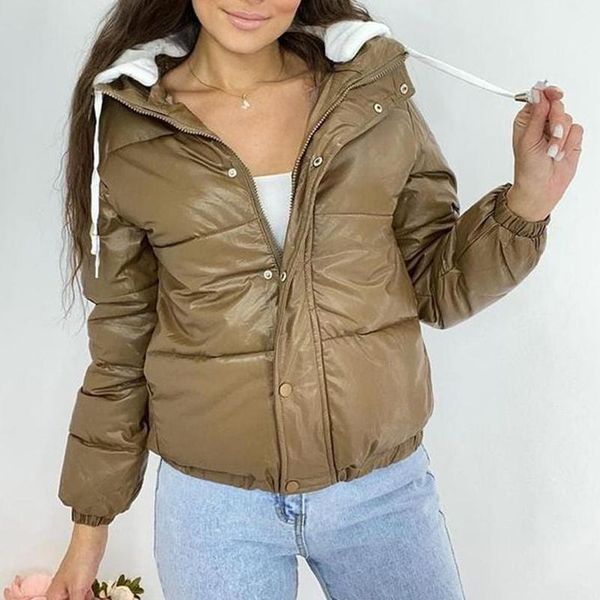 women's down & parkas zoepo pockets women fashion winter solid removable hooded coats elegant zipper buttons cotton jackets female ladi, Black
women's down & parkas zoepo pockets women fashion winter solid removable hooded coats elegant zipper buttons cotton jackets female ladi, Black