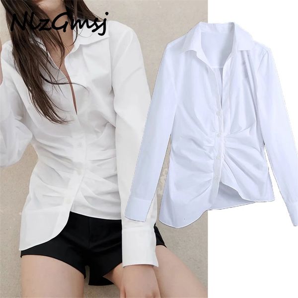 blouse women long sleeve spring casual chic folds asymmetric hem fashion button up shirts female 03 210628, White
blouse women long sleeve spring casual chic folds asymmetric hem fashion button up shirts female 03 210628, White