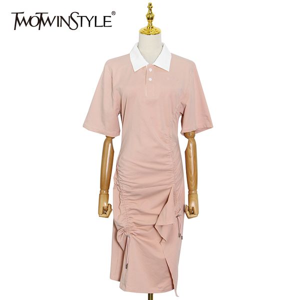 elegant ruched pink summer dress for women lapel short sleeve high waist mini dresses female fashion new clothing 210428, Black;gray
elegant ruched pink summer dress for women lapel short sleeve high waist mini dresses female fashion new clothing 210428, Black;gray