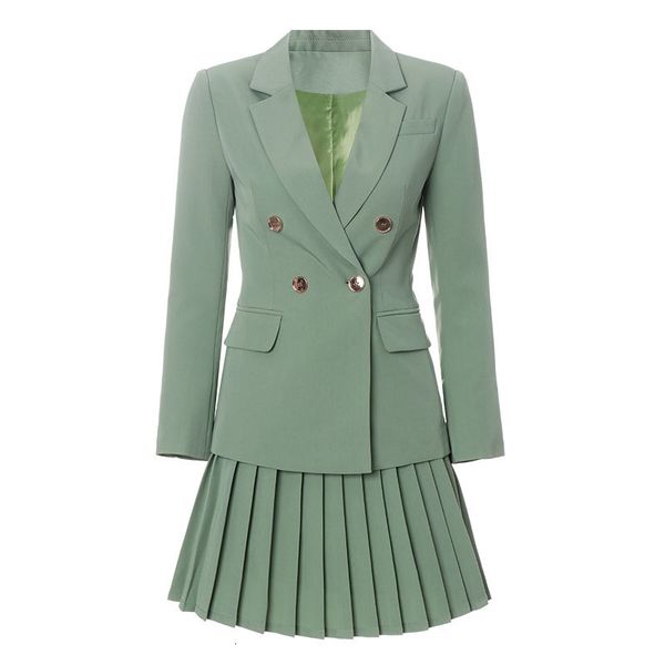 Women's Tracksuits Europe station Small suit Spot The autumn Solid color Slim Pleated Professional work clothes White collar women 5FH9, Gray
Women's Tracksuits Europe station Small suit Spot The autumn Solid color Slim Pleated Professional work clothes White collar women 5FH9, Gray