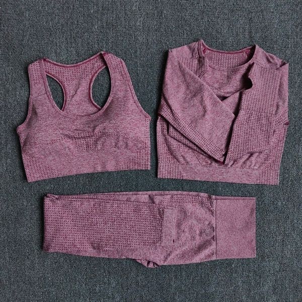 women vital seamless long sleeve yoga set fitness indoor&outdoor sports suits gym clothing crop high waist running leggingsing, White;black
women vital seamless long sleeve yoga set fitness indoor&outdoor sports suits gym clothing crop high waist running leggingsing, White;black