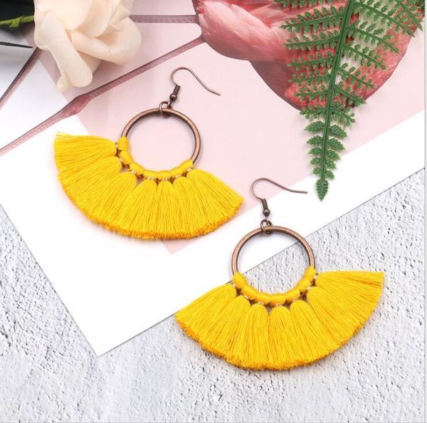 bohemian earrings female european and american cross-border fashion creative handmade fan-shaped tassel earr dangle & chandelier, Silver
bohemian earrings female european and american cross-border fashion creative handmade fan-shaped tassel earr dangle & chandelier, Silver