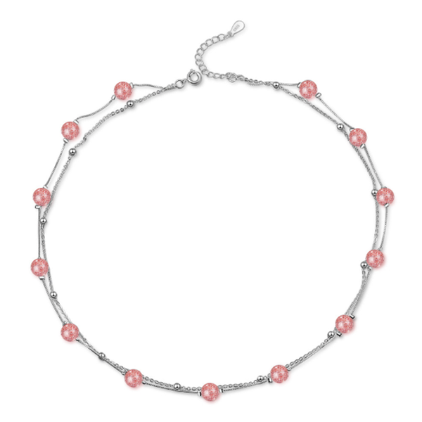 pendant necklaces korean version of the double-layer simple personality trend delicate pink strawberry crystal silver plated se011
pendant necklaces korean version of the double-layer simple personality trend delicate pink strawberry crystal silver plated se011