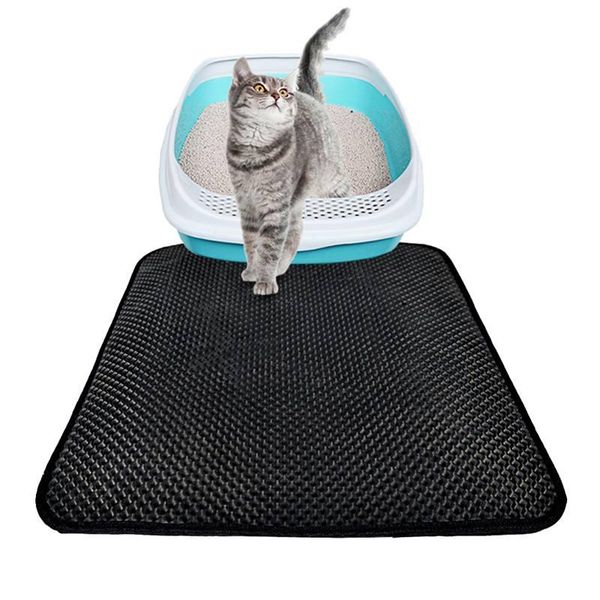 cat beds & furniture litter mat eva double-layer trapper mats with waterproof bottom layer kattenmand - black
cat beds & furniture litter mat eva double-layer trapper mats with waterproof bottom layer kattenmand - black