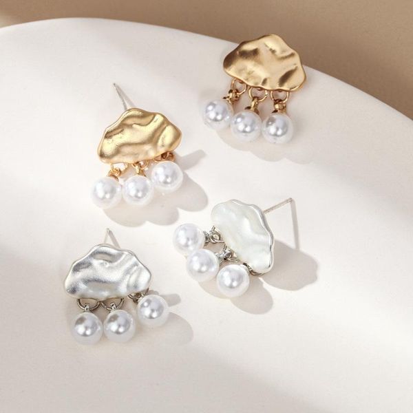 stud white cute simple wild cloud imitation pearl earrings fashion net red female jewelry, Golden;silver
stud white cute simple wild cloud imitation pearl earrings fashion net red female jewelry, Golden;silver