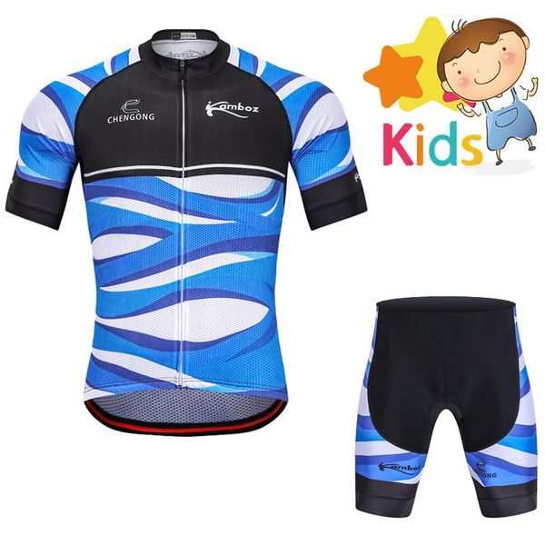 racing sets 2021 boys summer cycling clothing set kids ropa ciclismo pro jersey mtb bike shorts bicycle wear for children kit, Black;blue
racing sets 2021 boys summer cycling clothing set kids ropa ciclismo pro jersey mtb bike shorts bicycle wear for children kit, Black;blue