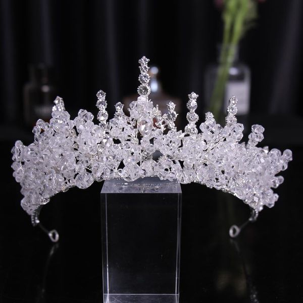 hair clips & barrettes baroque luxury crystal crown tiara hairband bridal jewelry rhinestone tiaras for women bride wedding accessories, Golden;silver
hair clips & barrettes baroque luxury crystal crown tiara hairband bridal jewelry rhinestone tiaras for women bride wedding accessories, Golden;silver