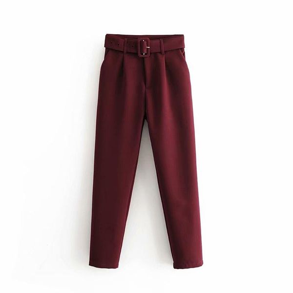women's pants & capris casual fuchsia woman long 2021 spring-autumn fashion solid sheath nature trousers elegant sashes female, Black;white
women's pants & capris casual fuchsia woman long 2021 spring-autumn fashion solid sheath nature trousers elegant sashes female, Black;white