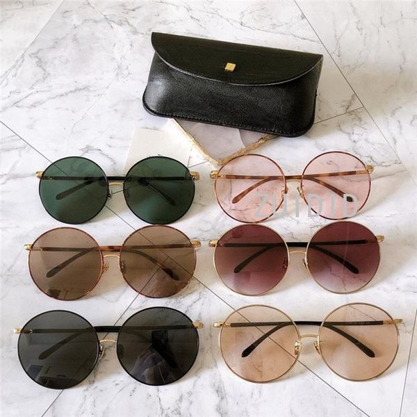 sunglasses women vintage style round metal frame eyewear 2021 fashion designer driving shades anti uv400, White;black
sunglasses women vintage style round metal frame eyewear 2021 fashion designer driving shades anti uv400, White;black