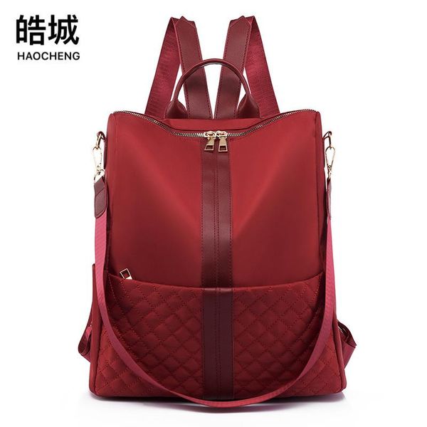 spring leisure oxford backpack women's fashion lingge large capacity nylon water splashing schoolbag
spring leisure oxford backpack women's fashion lingge large capacity nylon water splashing schoolbag