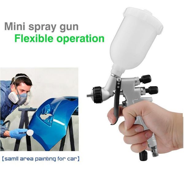 professional spray guns mini repair painting gun 1.0mm nozzle low pressure 7 holes air cap multi-functional spraying
professional spray guns mini repair painting gun 1.0mm nozzle low pressure 7 holes air cap multi-functional spraying