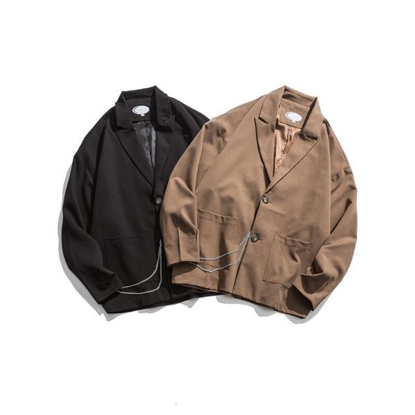 men's & lindsey seader blazers men autumn oversize solid chains retro trendy daily british style ins all-match couples suits 8lnn, White;black
men's & lindsey seader blazers men autumn oversize solid chains retro trendy daily british style ins all-match couples suits 8lnn, White;black