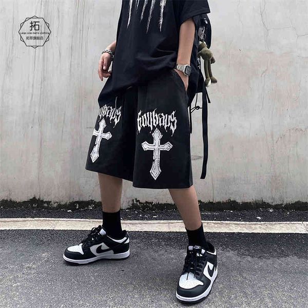 chrome/hearts shorts vibe fried street black cross men's fashion brand ins loose pants casual hip hop, White;black
chrome/hearts shorts vibe fried street black cross men's fashion brand ins loose pants casual hip hop, White;black