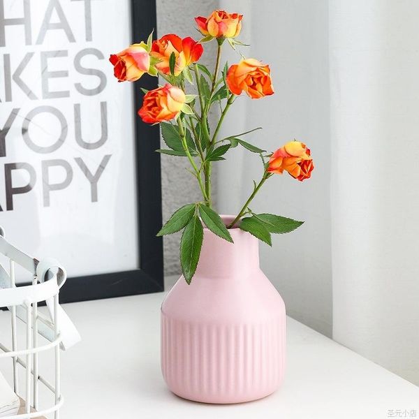 vases modern flower vase white pink ceramics pot stripe nordic home living room decoration ornament arrangement
vases modern flower vase white pink ceramics pot stripe nordic home living room decoration ornament arrangement