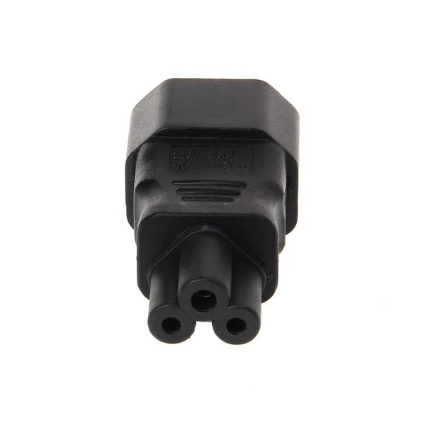 smart power plugs 1xce iec 320 c14 3-pin male to c5 female straight plug converter adapter
smart power plugs 1xce iec 320 c14 3-pin male to c5 female straight plug converter adapter