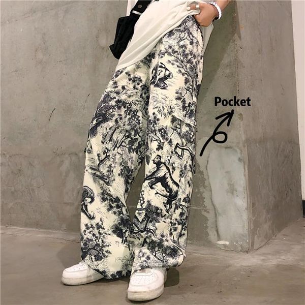 women's pants & capris drop aesthetic for women korean style wide leg cargo ink painting print harajuku graffiti, Black;white
women's pants & capris drop aesthetic for women korean style wide leg cargo ink painting print harajuku graffiti, Black;white