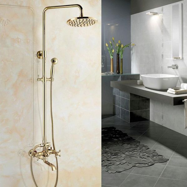 shower faucets gold brass bathroom mixer tap faucet set rain head round wall mounted bathtub agf382 sets
shower faucets gold brass bathroom mixer tap faucet set rain head round wall mounted bathtub agf382 sets