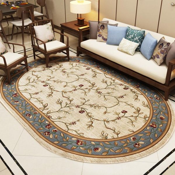 pastoral oval carpets for living room home decor rugs bedroom sofa coffee table floor mat thick polypropylene area rug
pastoral oval carpets for living room home decor rugs bedroom sofa coffee table floor mat thick polypropylene area rug