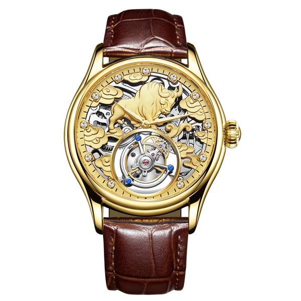 wristwatches luxurious lucky memorial automatic tourbillon manual mechanical watches 3d stereo engraved sapphire mirror men's watch 701, Slivery;brown
wristwatches luxurious lucky memorial automatic tourbillon manual mechanical watches 3d stereo engraved sapphire mirror men's watch 701, Slivery;brown