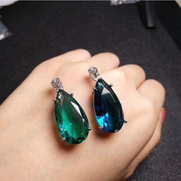 pendant necklaces water drop necklace jewelry for women 2021 simple blue crystal green romantic vintage metal gifts, Silver
pendant necklaces water drop necklace jewelry for women 2021 simple blue crystal green romantic vintage metal gifts, Silver
