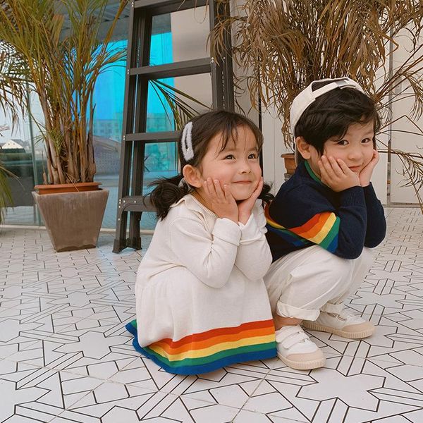 original design limited supply 2021 2-6t toddler girl boy rainbow sweaters dress boys kids sweater cardigan, Blue
original design limited supply 2021 2-6t toddler girl boy rainbow sweaters dress boys kids sweater cardigan, Blue