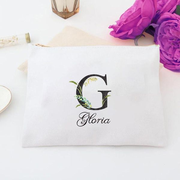 cosmetic bag letter print organizer makeup mini travel toiletry storage beauty wash pouch bags & cases